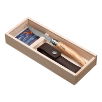 Opinel Messer Holzbox SlimLine mit Holzgravur