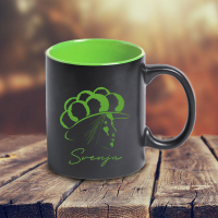 Tasse Black Forest Lady mit Wunschname
