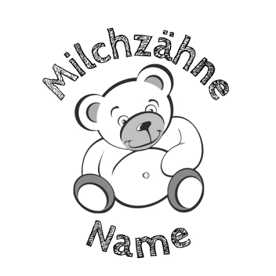 Milchzähne Teddy